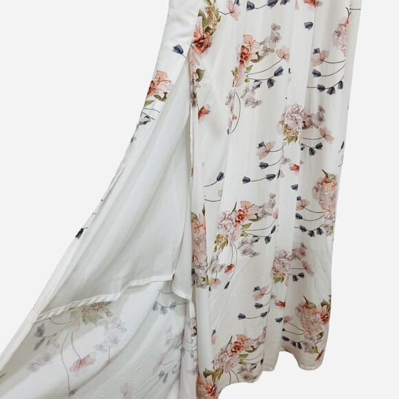 Plum Pretty Sugar Charlie Pink Floral Maxi Dress Women's Size One Size - Picture 6 of 12